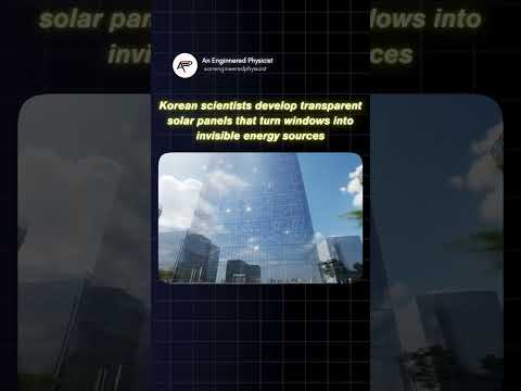 Invisible Solar Panels Korea Just Did It