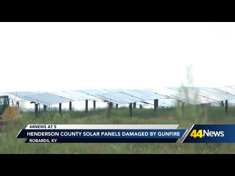 Several solar panels in Henderson County damaged by gunfire