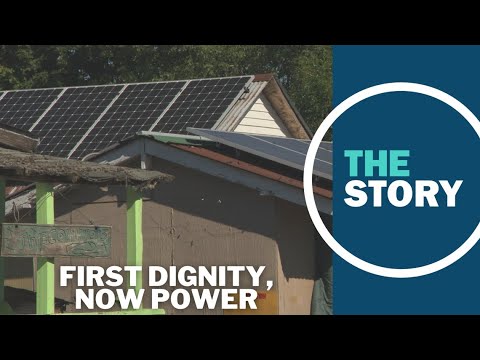 Solar panels transfigure daily life at Northeast Portland tiny home village