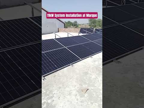 ⚡22 Solar Panels Powering an 11kW System at Marquee #SolarEnergy #11kW #CleanEnergy #Marquee