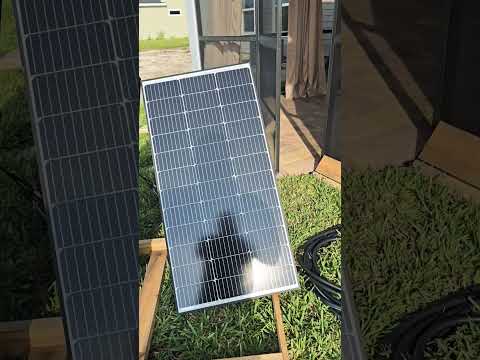 Ecofloe river 2 max with 200 watts solar panel #ecoflow #solar #solarpower #solarpanel #generator