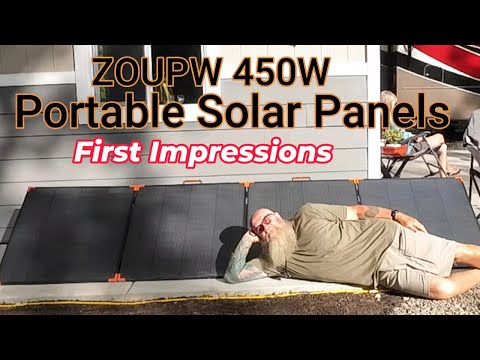 Zoupw 450 watt Solar Panel 1st Impressions