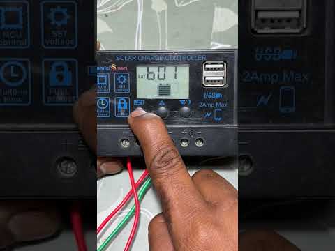 How To Set Battery Function Lead Acid Mode In Solar Charge Controller #shorts #solar