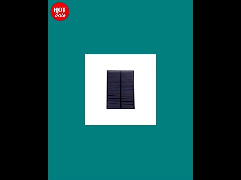 SP Electron Pack of 1 Pcs 99mm X 69mm 6v 180mah Rectangle Shape Polycrystalline Mini Epoxy Solar …