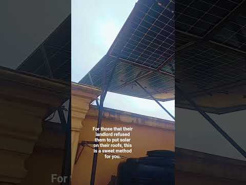 galvanize fabrication for solar panels installation done successfully. #solar #backuppower