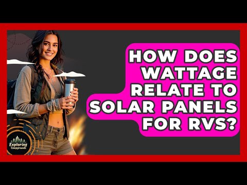 How Does Wattage Relate To Solar Panels For RVs? – Exploring Campgrounds