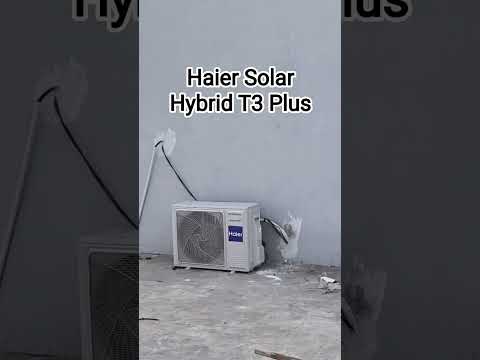 Haier Solar Hybrid T3 Plus AC Working On 4 Solar Panels