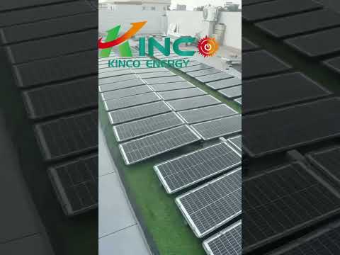55W solar street lamp rooftop aging  www.kinco-energy.com