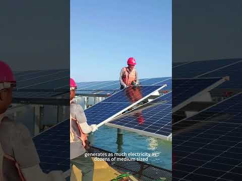 This is the world’s largest offshore solar power plant!