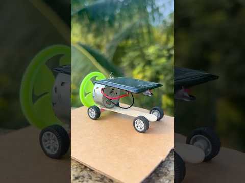 DIY Mini Solar Car | How to Make a Mini Solar Car at Home #shorts #trending #solar #dcmotor