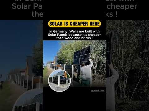 ☀️ Solar Panels Cheaper Than Bricks?! 😲 | #shorts