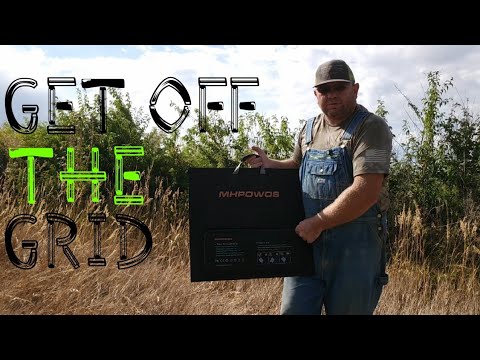 MHPOWOS 110W Solar Panel Unboxing and Review