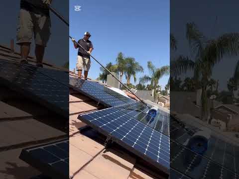 Best Tool For Solar Panels Washing | Solar Panels Cleaning Tool