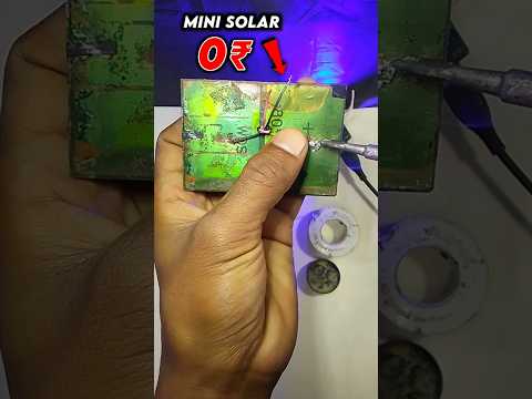 How to Repair Old Solar Panel at Home | FREE Solar Panel | #experiment #shorts