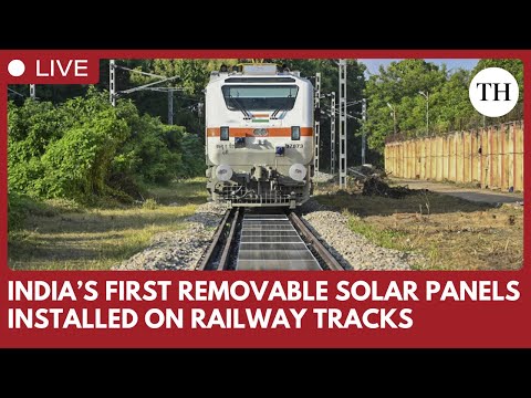 India’s First Removable Solar Panels Installed on Railway Tracks in Varanasi