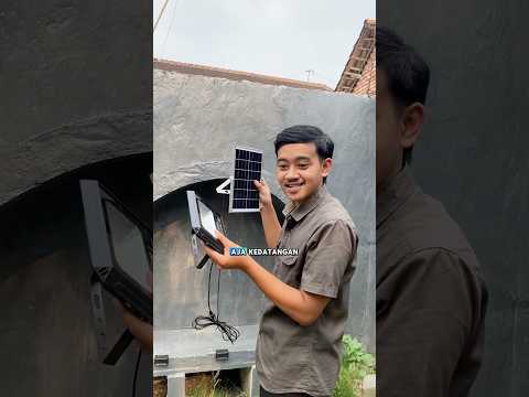 LAMPU SOLAR PANEL SENSOR CAHAYA