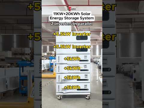 SUNC energy storage system: 11kW inverter + 20kW lithium battery #factory #solar #lithium #lifepo4