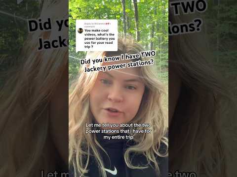 I have TWO @Jackeryusa #powerstation for my 5000km trip across Canada 🇨🇦! #jackery #jackerypower