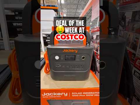 Jackery Explorer 1000 Plus + Solar Panels $649.99 ($150 off) at Costco! #costcofinds #shorts