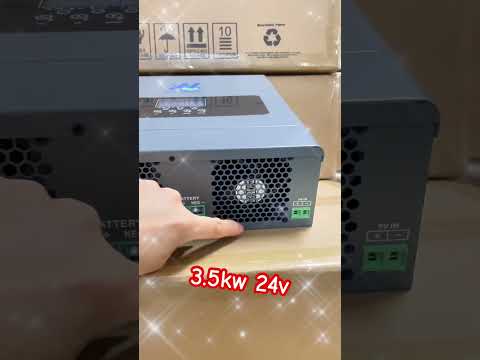 3.5kw MPPT Hybrid Solar Inverter inbuilt 100a solar charge controller #solar