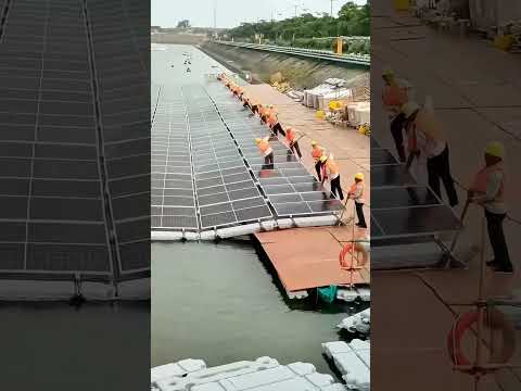 Installing floating solar photovoltaics: Collecting electricity