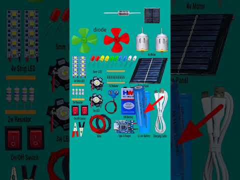 3.7 volt battery charger solar panel //3v solar battery charger // #shortvideo