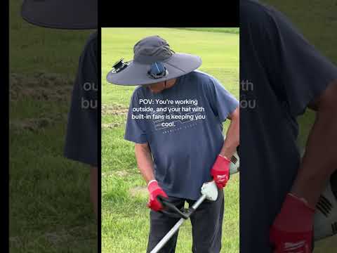 Stay Cool This Summer with the Solar Power Fan Hat! 🔥 #lifeisbutadream InnovativeWearable