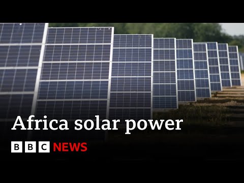 Solar panel imports spike across Africa | BBC News