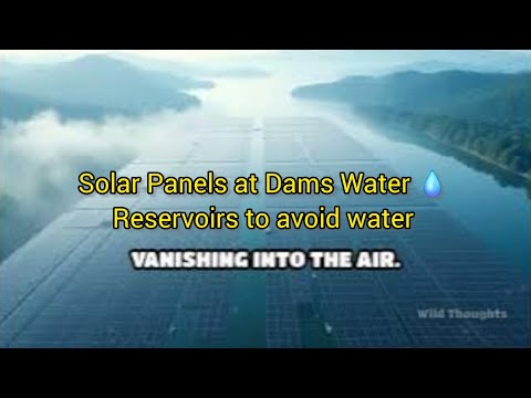 Solar panels at Dam Reservoirs of United States | How Floating Solar Panels Save Water Globally