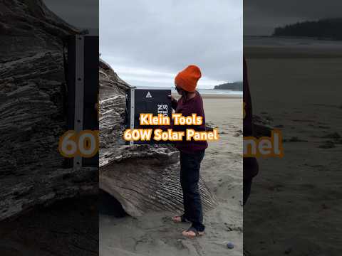 @KleinToolsVideo 60W Solar Panel. #solarpanel #portablesolarpanel #kleintools