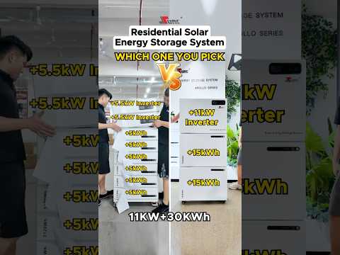 SUNC energy storage system: 11kw inverter+30kwh battery #solarbattery#shorts #solarpower #solarpower