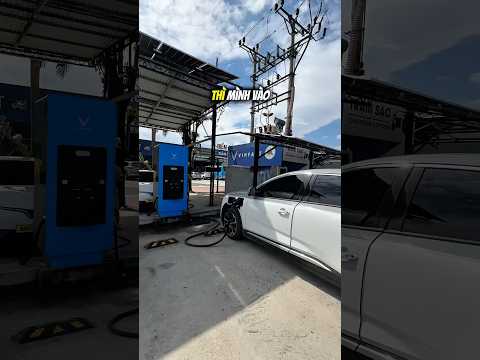 Trạm sạc kết hợp điện mặt trời Vĩnh Yên Vĩnh Phúc cũ