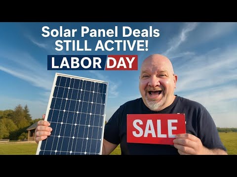 $99 Solar Panels + $500 OFF?! What’s Still Active for Labor Day [2025]