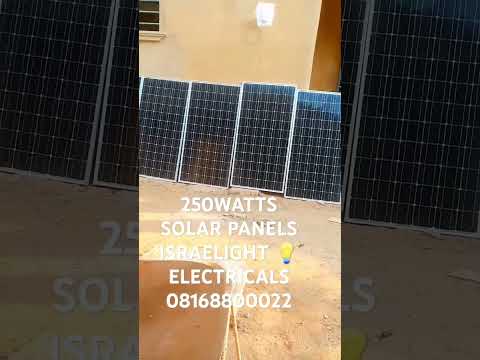 250WATTS SOLAR PANELS