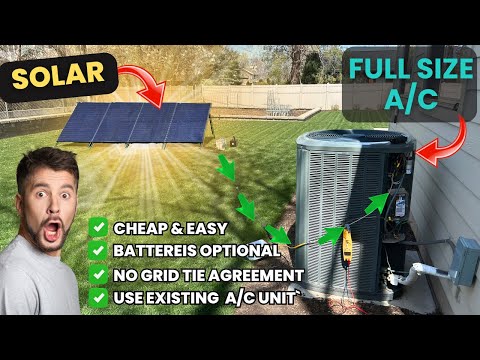 FREE Solar Air Conditioning & Heating is Finally Here! – Uses Existing HVAC Equipment!