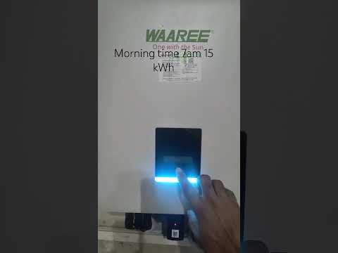 #solar #shortsfeed #viralvideo inverter morning time power performance ON GRID SOLAR SYSTEM