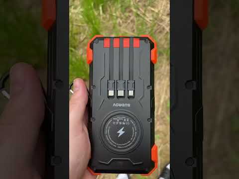 Solar Charger Power Bank for On-the-Go Use #solarpowered