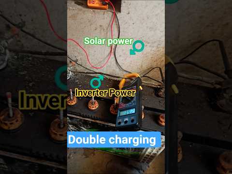 reason why not connect direct solar power to inverter battery🔋 #solarsystem #solarenergy #solarpower