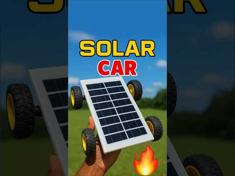Solar Powered Car 🔥 | #shorts #bituexperiment