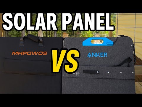 100w solar panel review mhpowos vs Anker