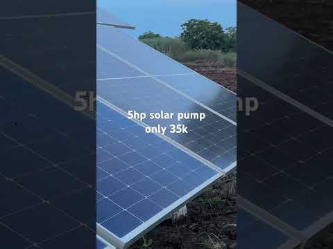 5hp solar pump only 35k