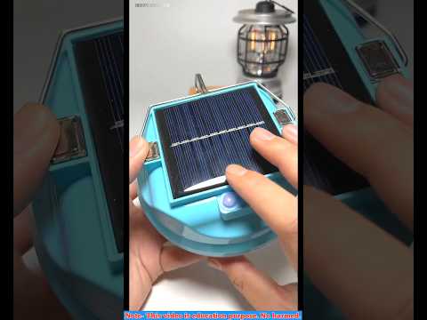 Amazing solar light 🚨#light