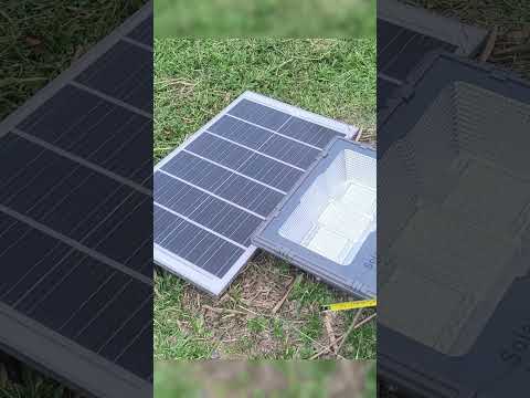 Lampu solar saiz besar model baru#solarlight #solarlamp #solarfloodlight