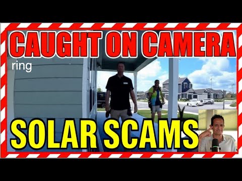 EXPOSED: 2 NEW Solar panels Scams Targeting Homeowners in 2025 (CAUGHT ON CAMERA)