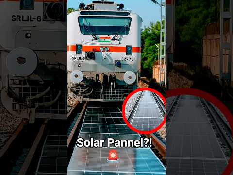 🚨 The Future of Railways: Solar Panels on Train Tracks #short
