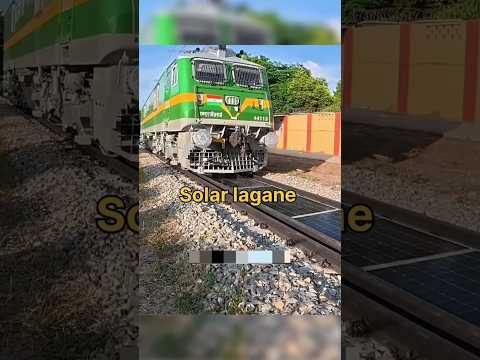 “Solar panels on Train Tracks”