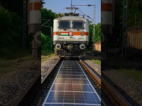 Solar Panels on Railway Tracks? India’s Game-Changing Experiment!