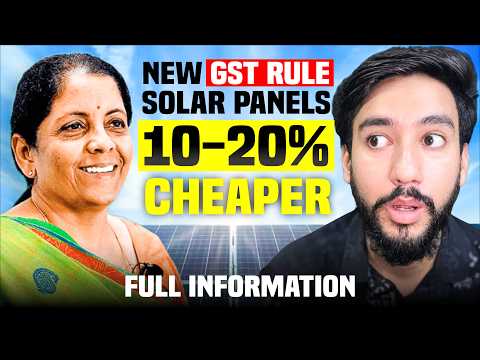 New GST Rules Made Solar Panels 20% Cheaper