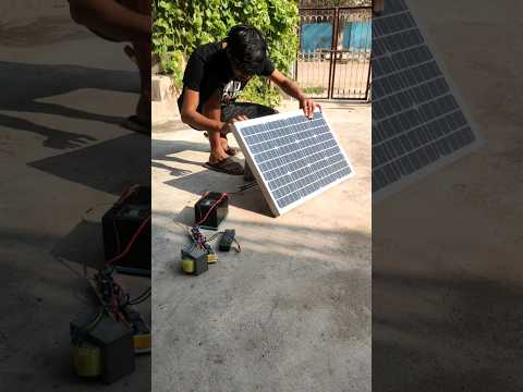 How to make Solar inverter | जल्दी से बना लो 🤩