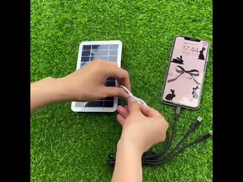 Solar Portable Charger – Ideal for Outdoor Travel and Camping